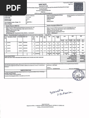 Supplymentary Invoice Seyone