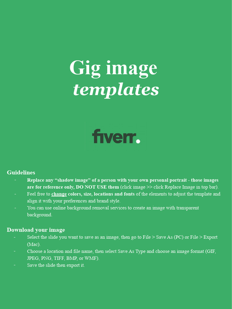 Gig image templates pdf computing
