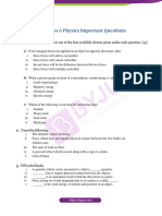 ICSE Class 6 Physics Important Questions