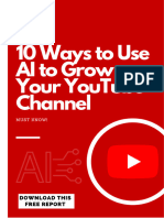 10 Ways To Use AI To Grow Your YouTube Channel