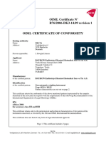 Certificate-Of-Conf-Bx21-Bx22 Indicador de Pesaje