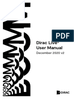 Dirac Live User Manual 16 Dec