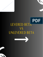 Levered and Unlevered Beta