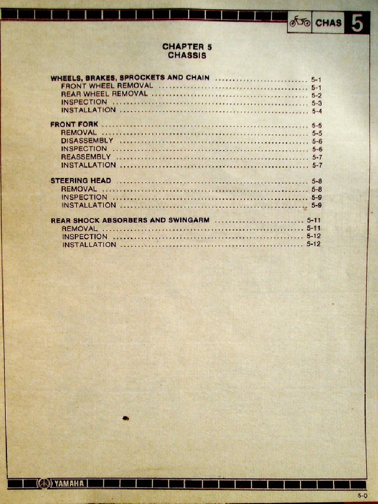 Yamaha RX100 Manual de Servicio Parte 2 PDF