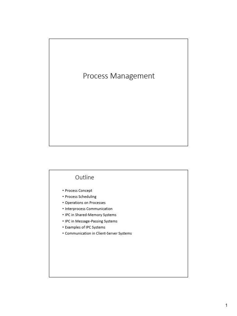 3 Process Management | PDF