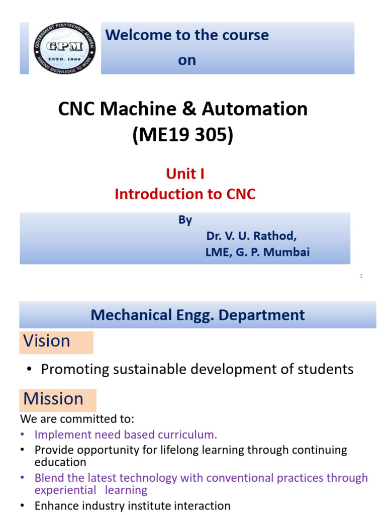 CNC Notes | PDF