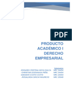 Producto Academico 1 - Derecho Empresarial