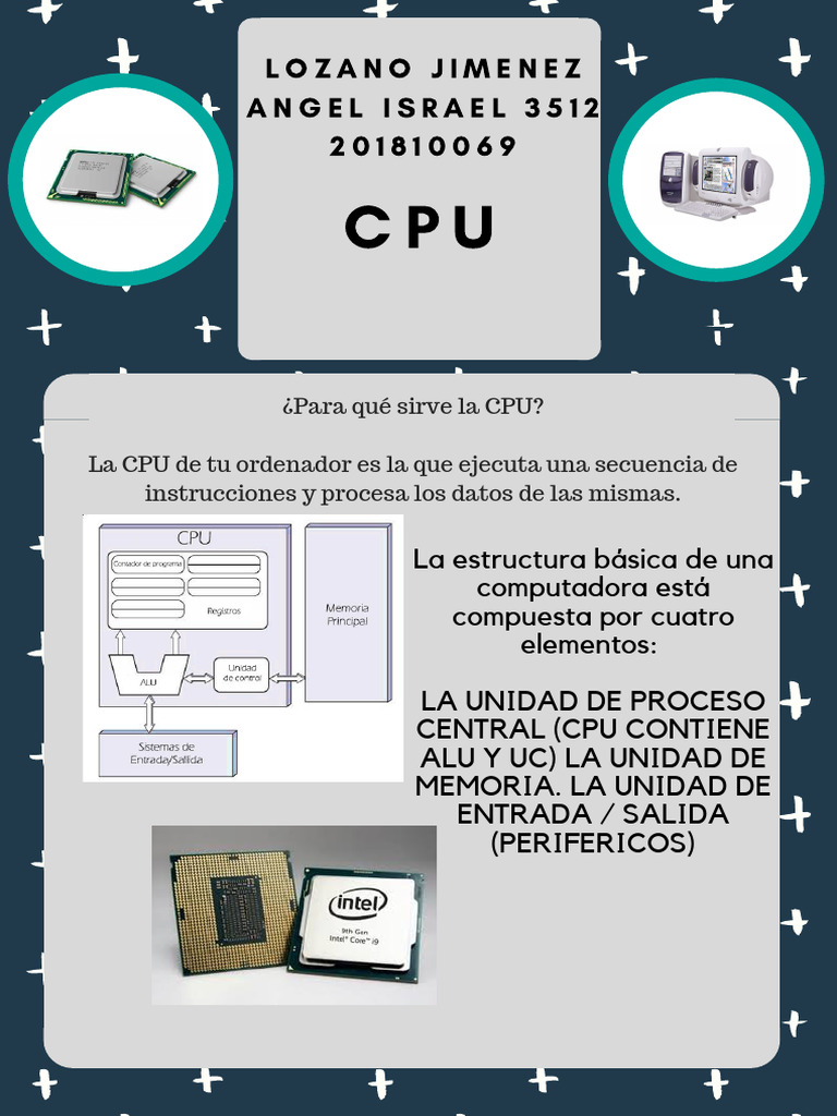 Estructura de la CPU y su función | PDF