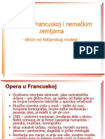 Opera u Francuskoj i Nemackoj