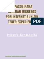 7 Pasos para Generar Ingresos Por Internet Aun Sin Tener Experiencia