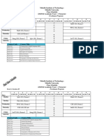 Freshman Class Schedule - Sem I - 2016.