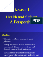 01 Slides - Session 1 Health and Safety - A Perspective