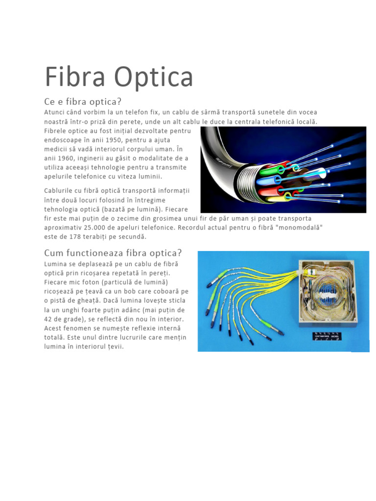 Fibra Optica | PDF