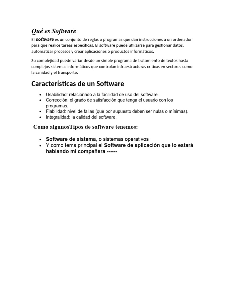 Qué Es El Software de Aplicación | PDF | Software | Usabilidad