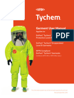 Tychem R User Manual Encapsulated Garments Level A