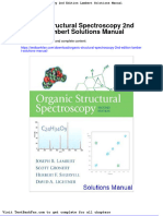 Organic Structural Spectroscopy 2nd Edition Lambert Solutions Manual