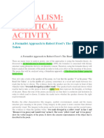 FORMALISM - Practical Activity