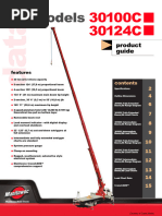 Tabla de Capacidades. Grúa Manitowoc 30124C