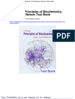 Lehninger Principles of Biochemistry 6th Edition Nelson Test Bank