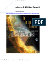 Life in The Universe 3rd Edition Bennett Test Bank