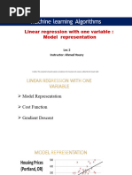 Lec2 Linear Regression With One Variable