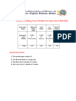 IEAS W Paper Pattern Periodic Test Class 8 Bio