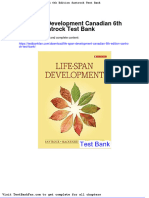 Life Span Development Canadian 6th Edition Santrock Test Bank