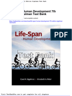 Life Span Human Development 7th Edition Sigelman Test Bank