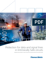 Surge Protection For Data and Signal Lines in Intrinsically Safe Circuits