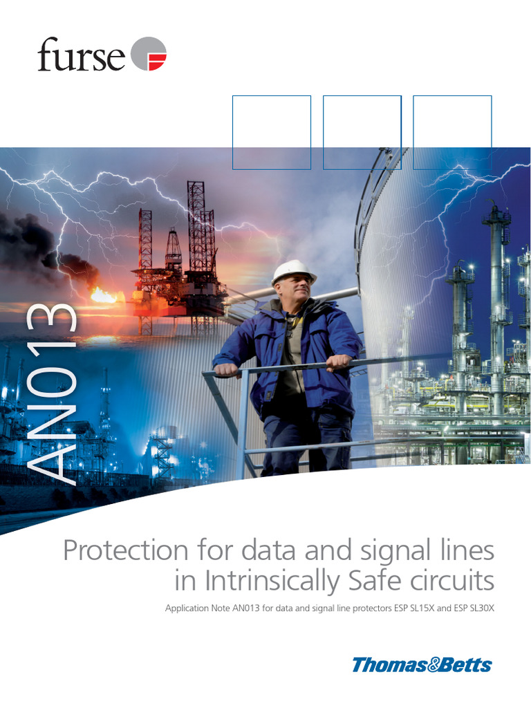 Surge Protection For Data and Signal Lines in Intrinsically Safe
