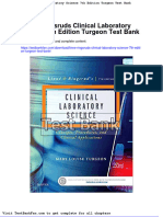 Linne Ringsruds Clinical Laboratory Science 7th Edition Turgeon Test Bank