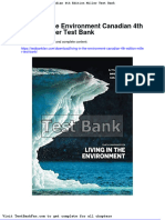 Living in The Environment Canadian 4th Edition Miller Test Bank