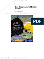 Living Physical Geography 1st Edition Gervais Test Bank