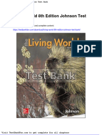 Living World 8th Edition Johnson Test Bank