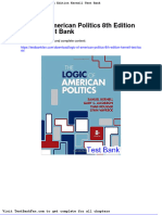 Logic of American Politics 8th Edition Kernell Test Bank