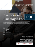 Bachelor en Psicologia Forense 2024 2026