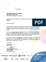 Carta Hospital de La Policia - Mi 053