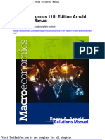 Macroeconomics 11th Edition Arnold Solutions Manual