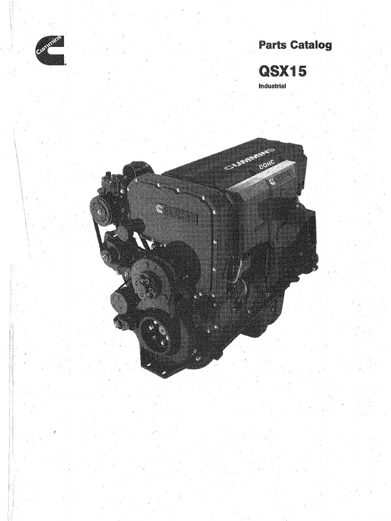 Cummins parts catalogue QSX15 PDF