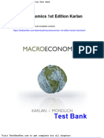 Macroeconomics 1st Edition Karlan Test Bank