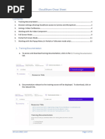 CloudShare Cheat Sheet