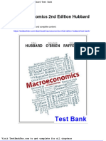 Macroeconomics 2nd Edition Hubbard Test Bank