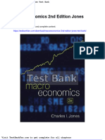 Macroeconomics 2nd Edition Jones Test Bank