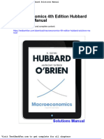 Macroeconomics 4th Edition Hubbard Solutions Manual