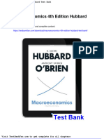 Macroeconomics 4th Edition Hubbard Test Bank