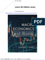 Macroeconomics 4th Edition Jones Test Bank