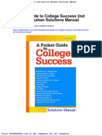 Pocket Guide To College Success 2nd Edition Shushan Solutions Manual