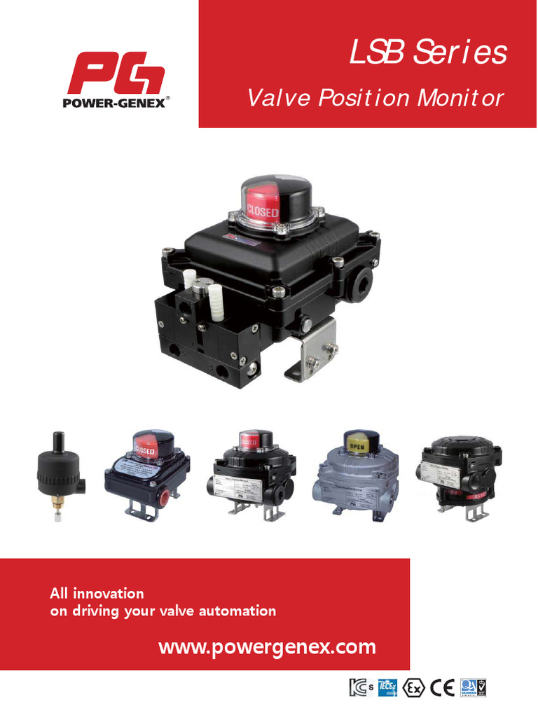 LSB - 1000 Monitor de Posición On Off | PDF | Switch | Alternating Current