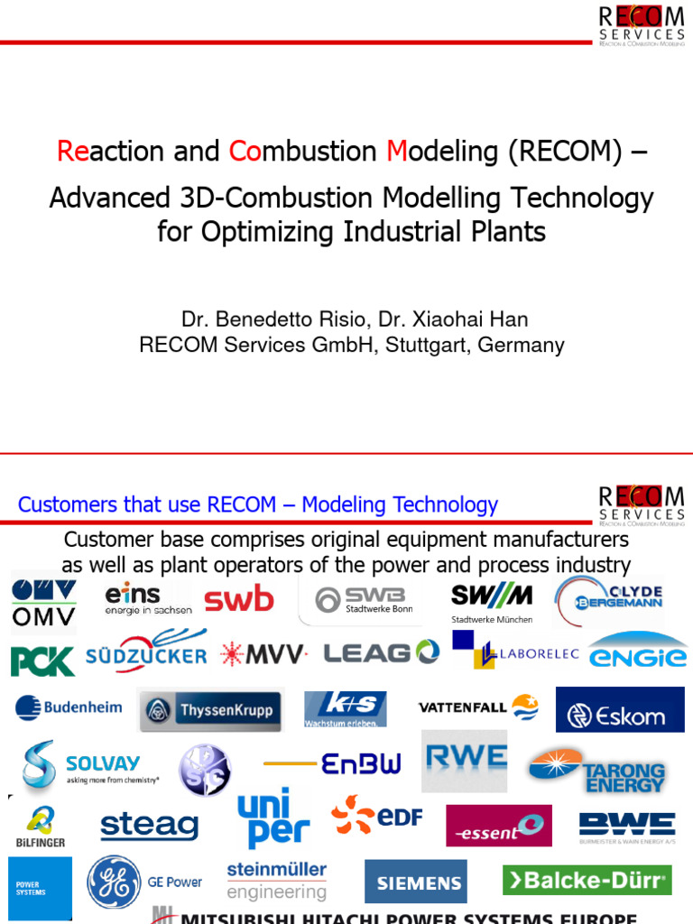Advanced 3D Combustion Modeling Solutions | PDF | Combustion ...