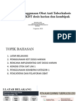 Evaluasi Penggunaan OAT Dosis Harian Dan Kombipak Revisi